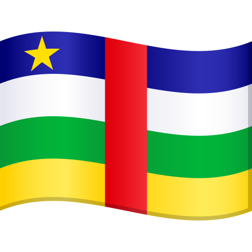 Прапор: Центрально-Африканська Республіка для JoyPixels 10.0