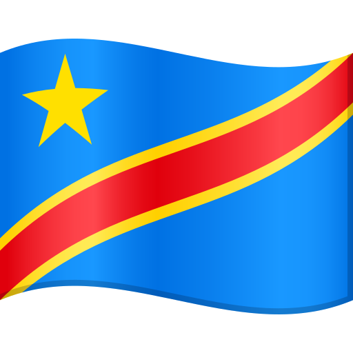 Прапор: Конго-Кіншаса для JoyPixels 10.0