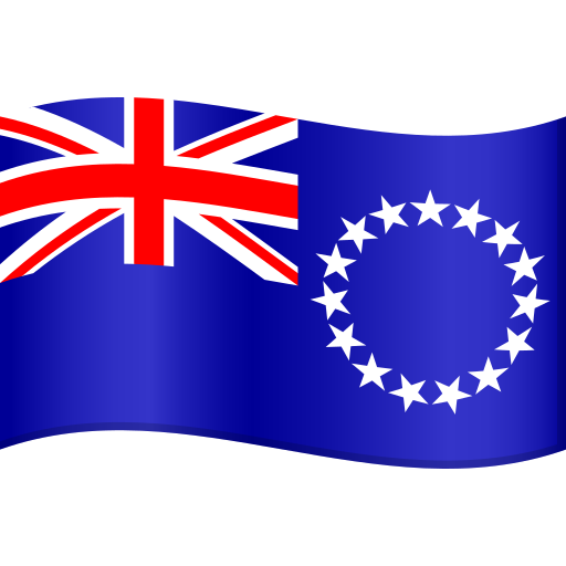 Drapeau: Îles Cook pour JoyPixels 10.0
