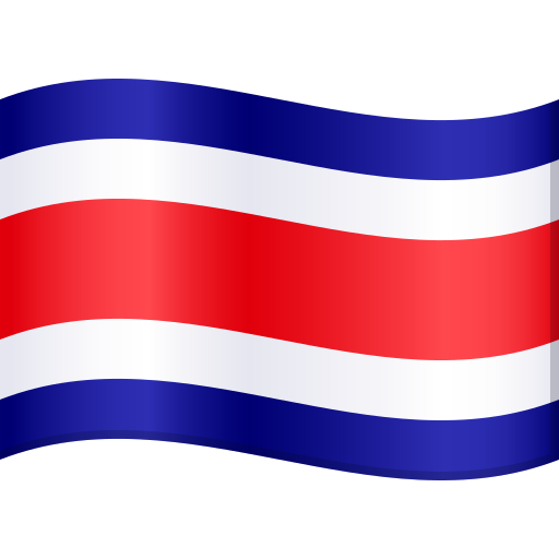 Vlag: Costa Rica voor JoyPixels 10.0