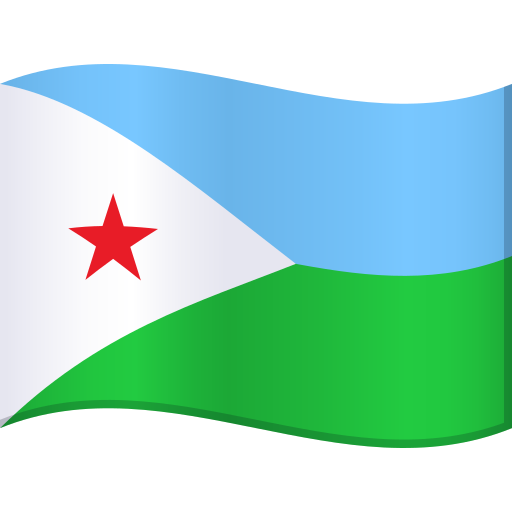 Flag: Djibouti for JoyPixels 10.0