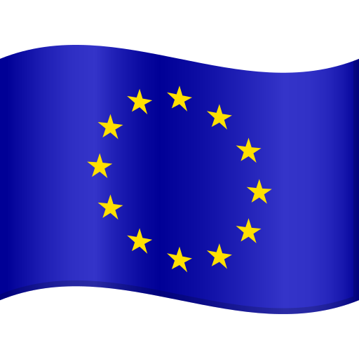 Bandera: Unió Europea per JoyPixels 10.0