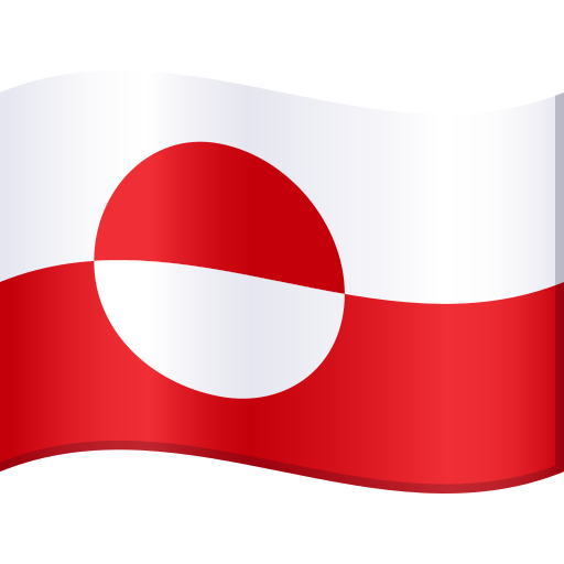 Флаг: Гренландия для JoyPixels 10.0