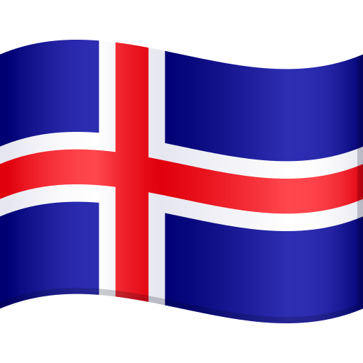 Прапор: Ісландія для JoyPixels 10.0