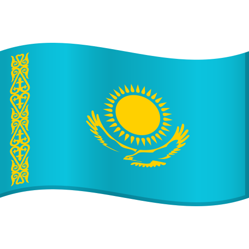 Σημαία: Καζακστάν για JoyPixels 10.0