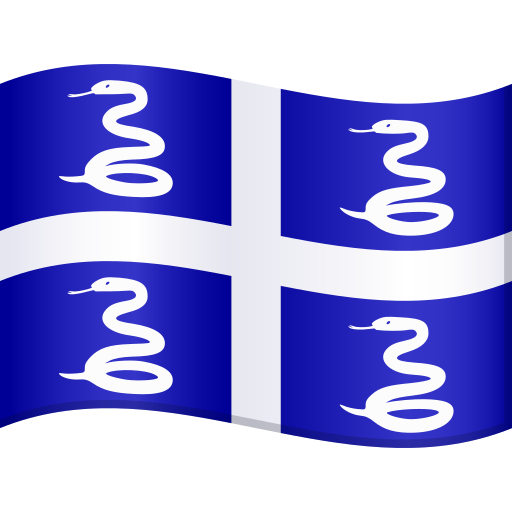 Флаг: Мартиника для JoyPixels 10.0