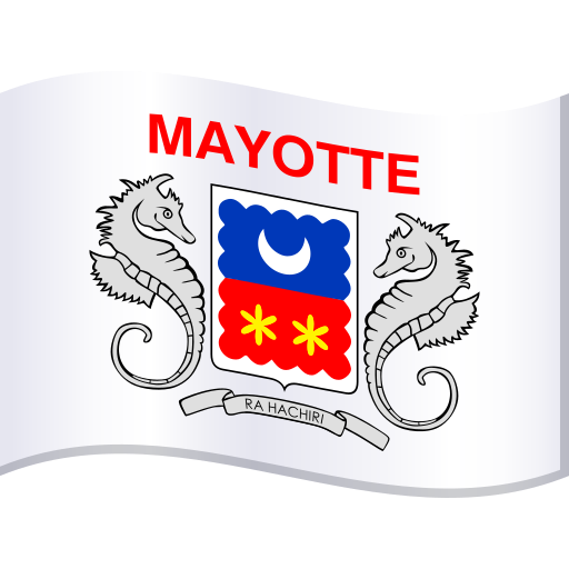 Bandera: Mayotte para JoyPixels 10.0