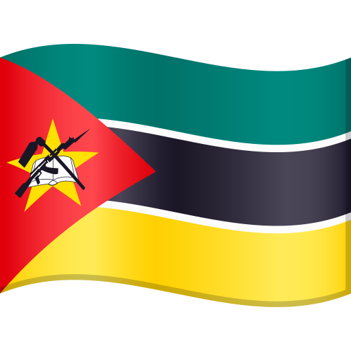 第旗: 莫桑比克号为第JoyPixels 10.0号