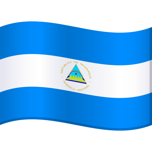 Flag: Nicaragua for JoyPixels 10.0