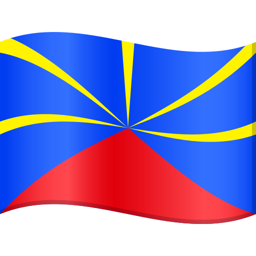 Flag: Réunion for JoyPixels 10.0