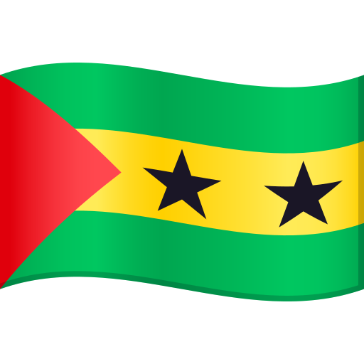Bandeira: São Tomé e Príncipe para JoyPixels 10.0