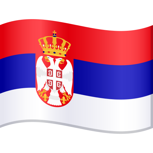 Bandeira: Sérvia para JoyPixels 10.0