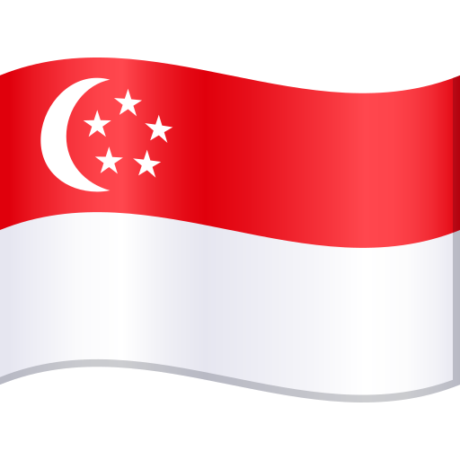 Bandeira: Singapura para JoyPixels 10.0