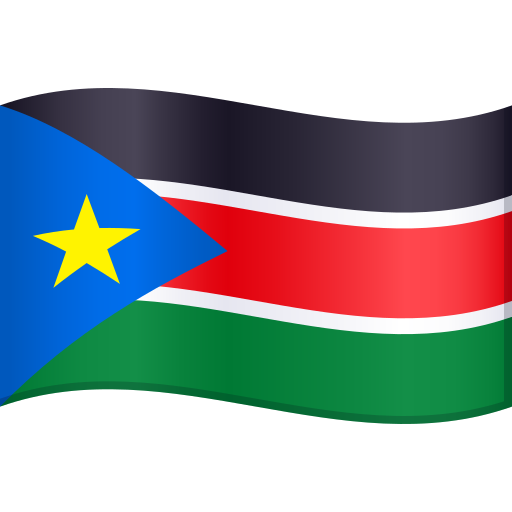 Прапор: Південний Судан для JoyPixels 10.0