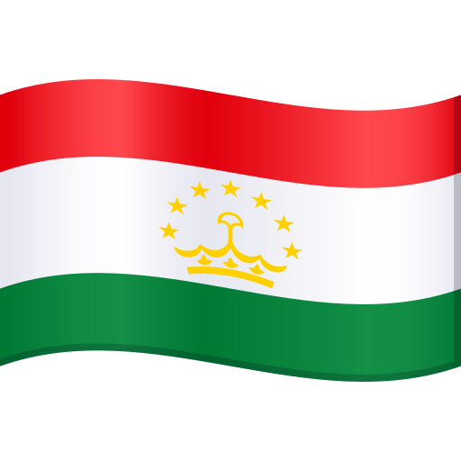 Прапор: Таджикистан для JoyPixels 10.0