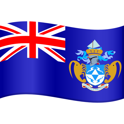 Прапор: Трістан-да-Кунья для JoyPixels 10.0