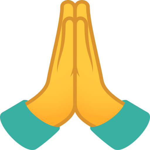 Folded Hands for JoyPixels 10.0