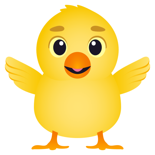 Pintinho De Frente para JoyPixels 10.0