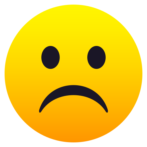 Rosto Descontente para JoyPixels 10.0