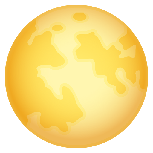 Full Moon for JoyPixels 10.0