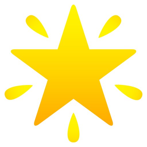 Estrela Brilhante para JoyPixels 10.0