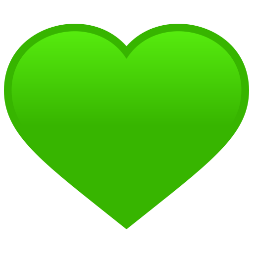 Green Heart for JoyPixels 10.0