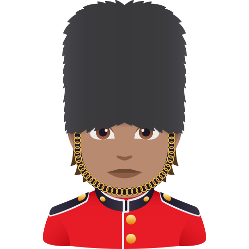 Guarda: Pele Morena para JoyPixels 10.0