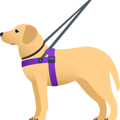 Cão-Guia para JoyPixels 10.0