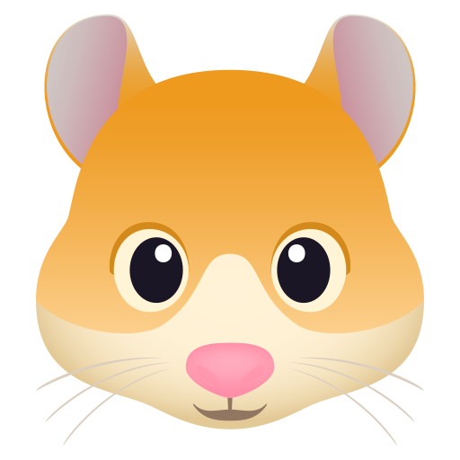 Морда хомяка для JoyPixels 10.0