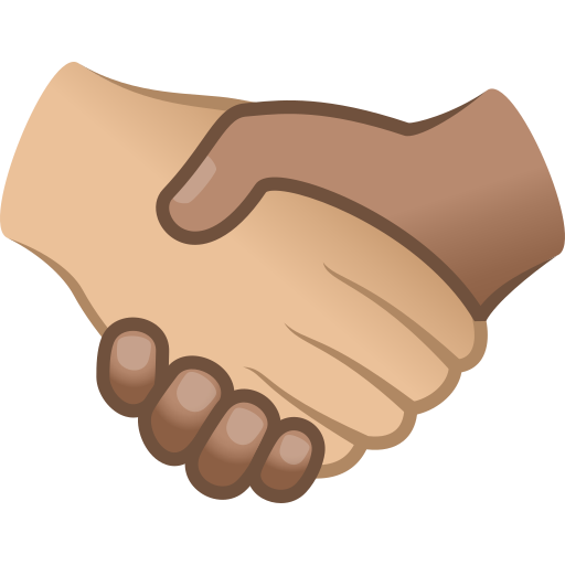 Aperto De Mãos: Pele Morena Clara, Pele Morena para JoyPixels 10.0