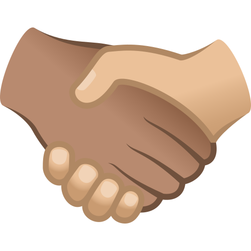 Aperto De Mãos: Pele Morena, Pele Morena Clara para JoyPixels 10.0