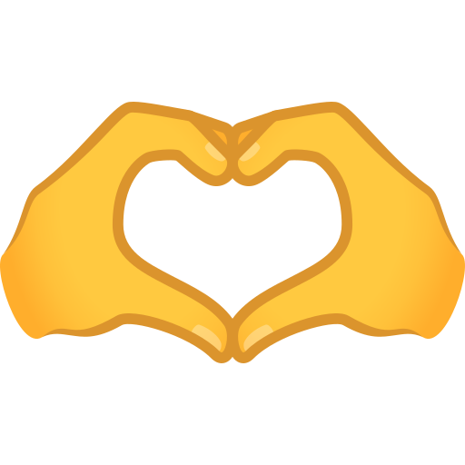 Manos Que Forman Un Corazón para JoyPixels 10.0