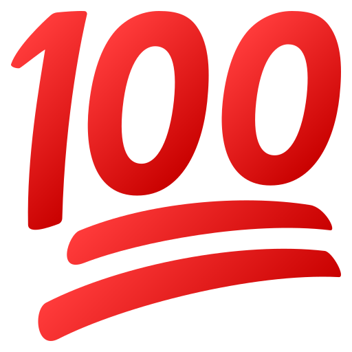 Cem Pontos para JoyPixels 10.0