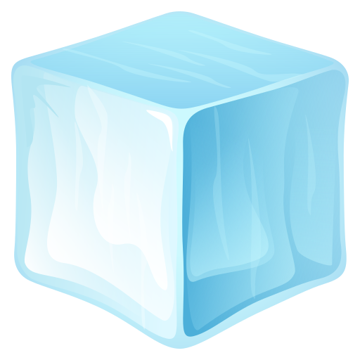 Кубик льоду для JoyPixels 10.0