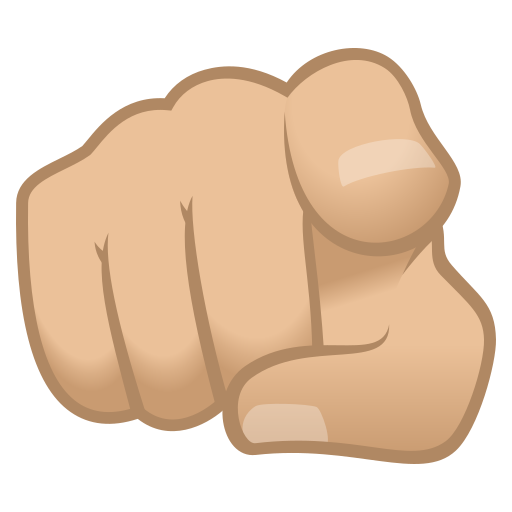 Вказівний палець на себе: світлий тон шкіри для JoyPixels 10.0