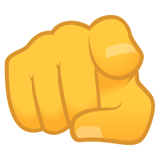 Dedo Indicador A Apontar Ao Visor para JoyPixels 10.0