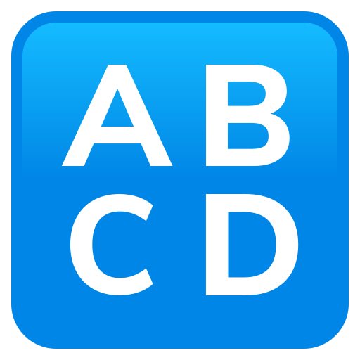 Letras Latinas Maiúsculas para JoyPixels 10.0