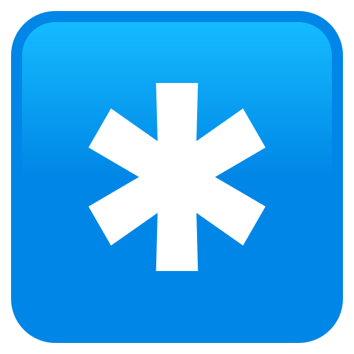 Πλήκτρο: * για JoyPixels 10.0