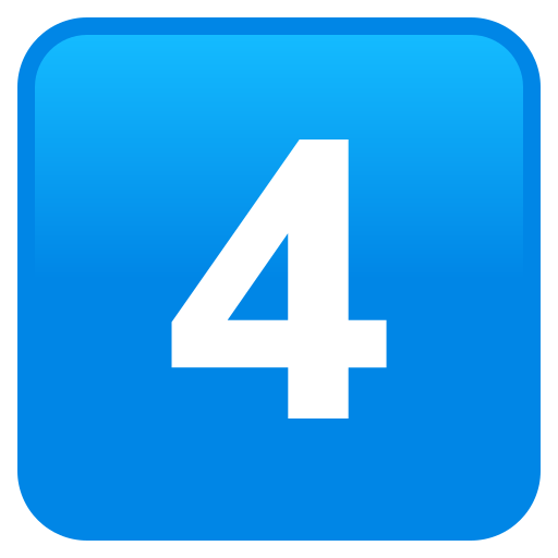 Клавиши: 4 для JoyPixels 10.0