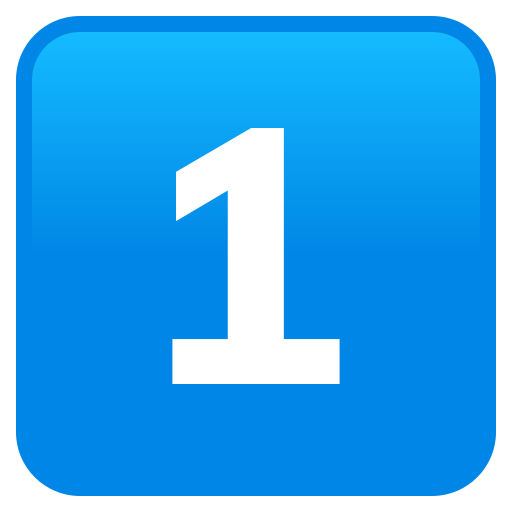 Клавіші: 1 для JoyPixels 10.0