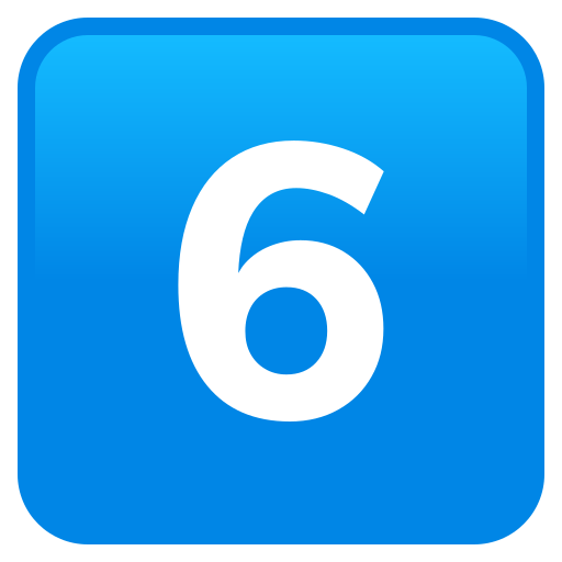 Mũ phím: 6 cho JoyPixels 10.0