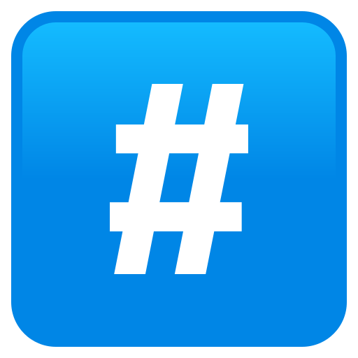 Keycap Number Sign para JoyPixels 10.0