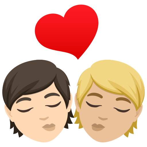 Beijo: Pessoa, Pessoa, Pele Clara, Pele Morena Clara para JoyPixels 10.0