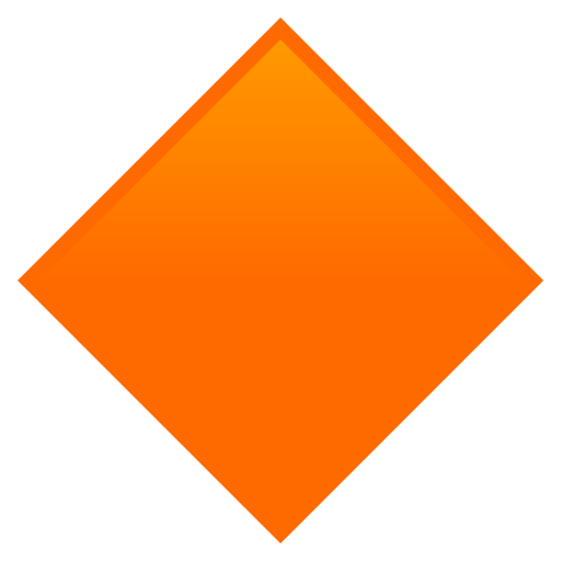 Великий помаранчевий ромб для JoyPixels 10.0