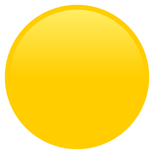 Yellow Circle for JoyPixels 10.0