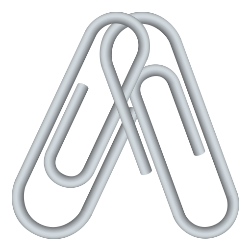 Clipes De Papel Conectados para JoyPixels 10.0