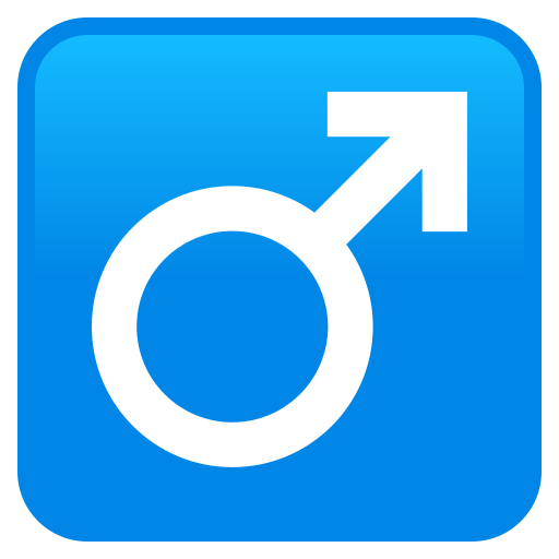 Male Sign for JoyPixels 10.0