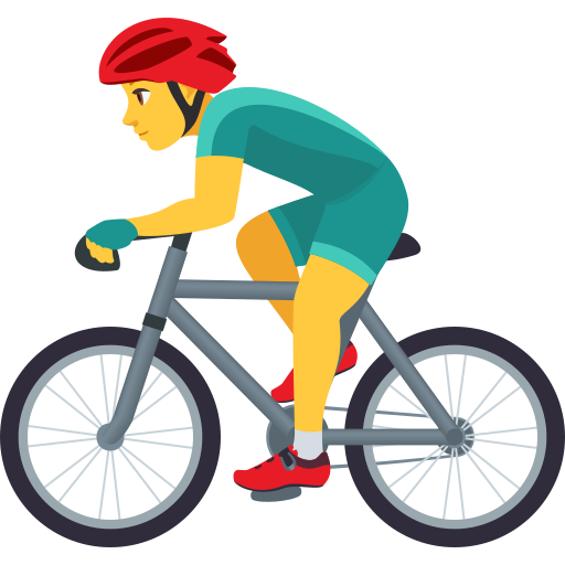 Homem Ciclista para JoyPixels 10.0