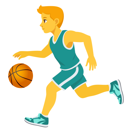 Homem Jogando Basquete para JoyPixels 10.0