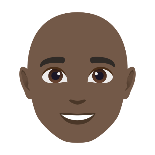 Лисий чоловік: дуже темний тон для JoyPixels 10.0